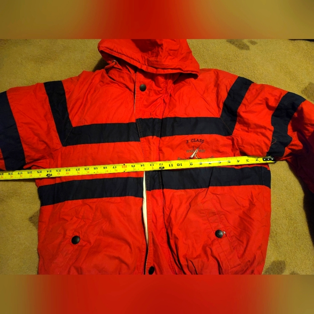 Retro Nautica puffer coat